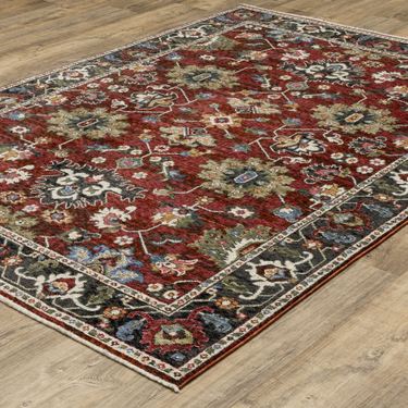 Chapone Rectangle Rug RedImage