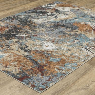 Resbrach Rectangle Rug BlueImage