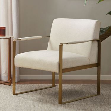 Jayco Upholstered Accent Chair CreamImage