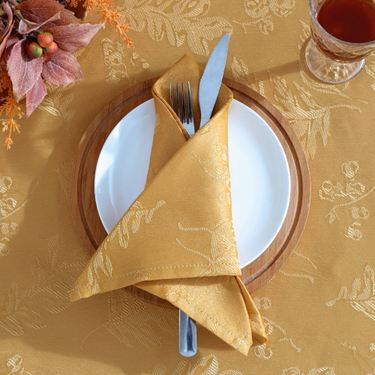 Graceful Leaves Napkins Set of EightImage