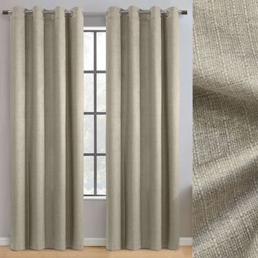 Gustin Grommet Curtain Panel TaupeImage