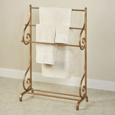 Anna Towel Rack Antique GoldImage