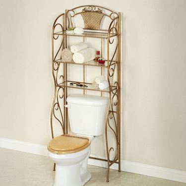 Lanora Bathroom Space Saver Aged GoldImage
