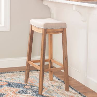 Allie Bar Stool BeigeImage