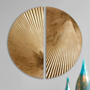 Eclipse Wall Decor Gold Set of TwoImage