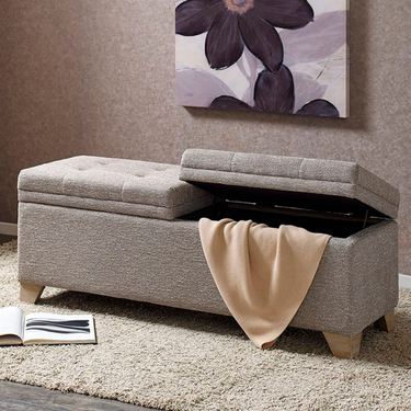 Anika Storage Bench GrayImage