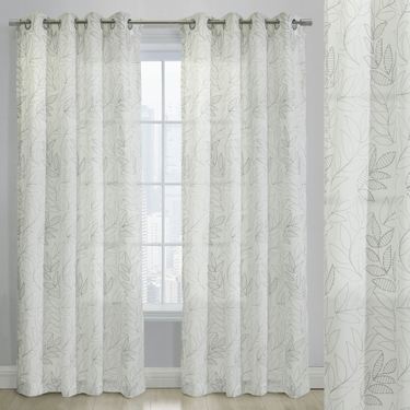 Burrill Semi Sheer Grommet Curtain PanelImage