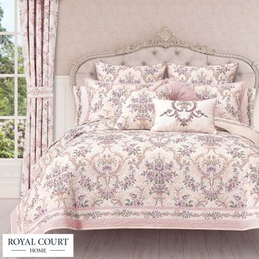 Avant Garden Quilt Set Rose QuartzImage