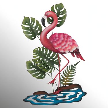 Flamingo Retreat Wall Art PinkImage