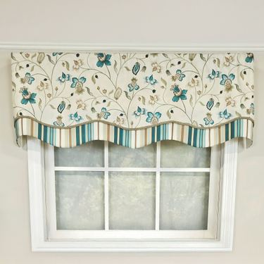 Blanford Layered Valance Blue 50 x 16Image