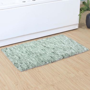Cloud Comfort Rectangle Bath Rug GreenImage