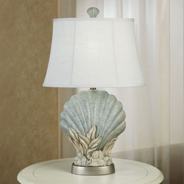 Beach Treasure Table Lamp Pale BlueImage