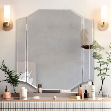 Elias Trifold Wall Mirror SilverImage