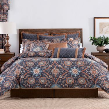 Harlow Comforter Set Dark BlueImage