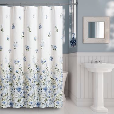 Kourtney Shower Curtain Blue 70 x 72Image
