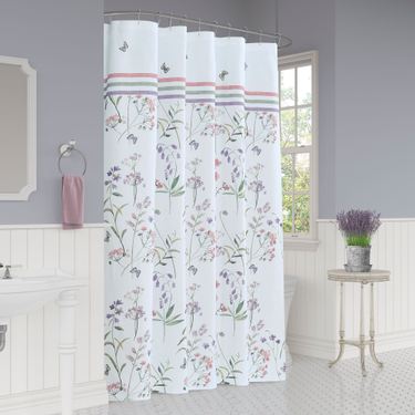 Nola Shower Curtain Purple 70 x 72Image