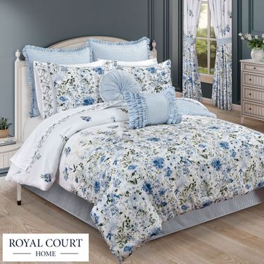 Kourtney Comforter Set BlueImage