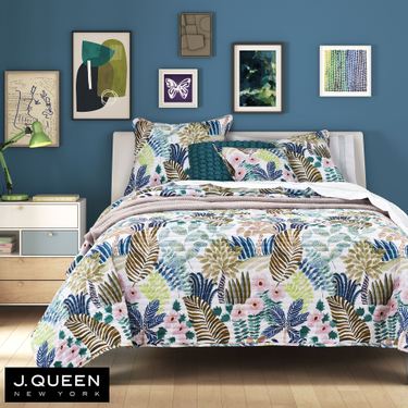 Rainforest Quilt Set TealImage