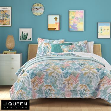 Bahama Quilt Set AquaImage