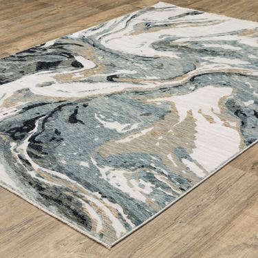 Ocean Jasper Rectangle Rug Multi EarthImage