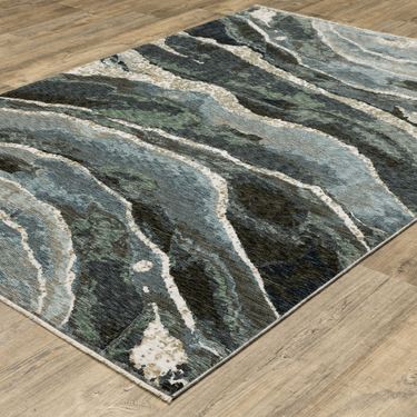 Astros Rectangle Rug Dark BlueImage