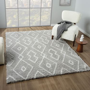 Gwen Rectangle Rug GrayImage