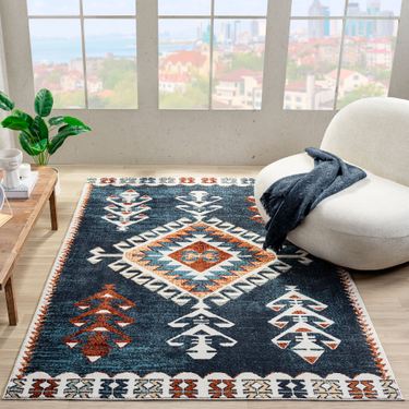 Bradley Rectangle Rug MidnightImage