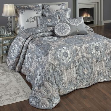 Lyra Grande Bedspread Set SlateImage