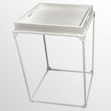 Julius Accent Table WhitewashImage