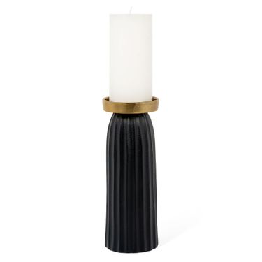 Aria Large Candleholder BlackImage