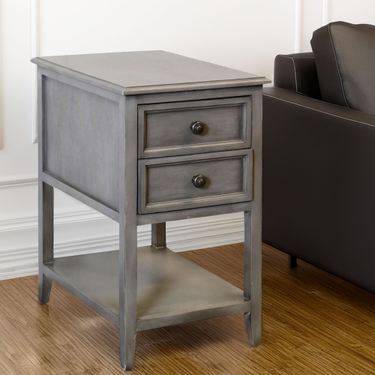 Aryana Two Drawer Side TableImage