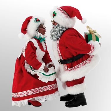 North Pole Sweethearts African American Clothtique Red 2 Piece SetImage