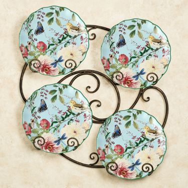 Laylla Antique Bronze Plate Rack for 9