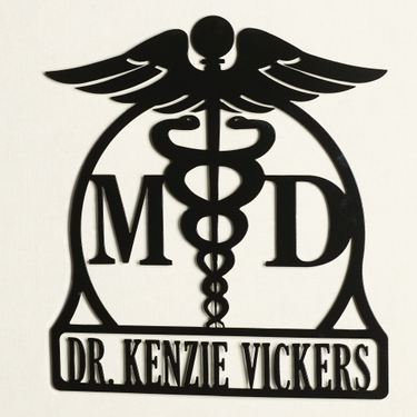 Medical Doctor Professional Personalized Wall Art SignImage