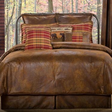 Gatlinburg Rustic Comforter Set ChocolateImage