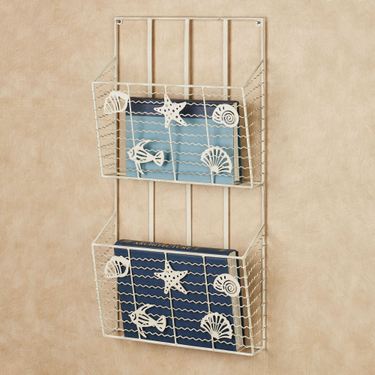Coastal Wave Wall Magazine Rack DoubleImage