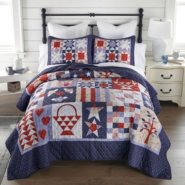 County Fair Mini Quilt Set BlueImage