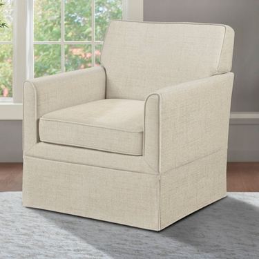 Parisa Upholstered Accent Armchair Light CreamImage