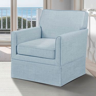 Parisa Upholstered Accent Armchair Sky BlueImage