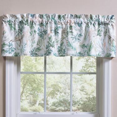 Under the Sea Tailored Window Valance Multi Cool 60 x 14Image
