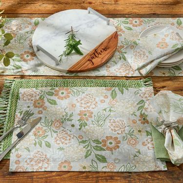 Garden Grace Table Runner Multi EarthImage