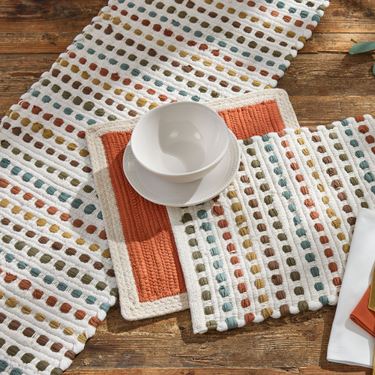Ryland Chindi Table Runner Multi WarmImage