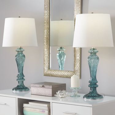 Wendolyn Table Lamp Pair GlacierImage