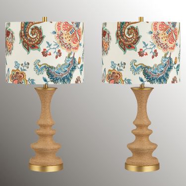 Laboheme Table Lamp Pair Multi JewelImage