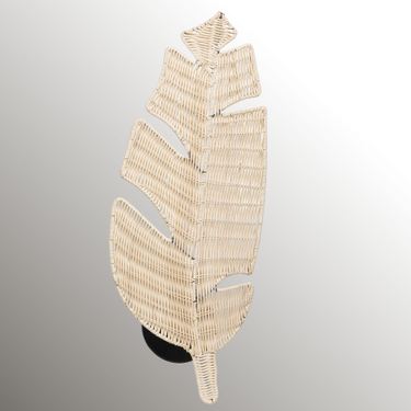 Wicker Palm Leaf Wall Sconce NaturalImage