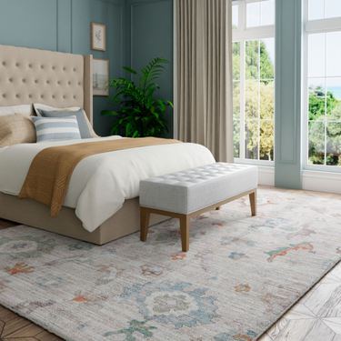 Veda Rectangle Rug BeigeImage