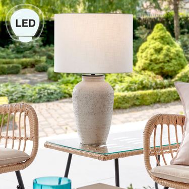 Kynlee Indoor Outdoor Table Lamp CreamImage