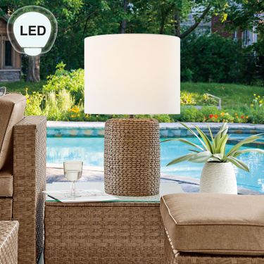 Leylani Indoor Outdoor Table Lamp BrownImage