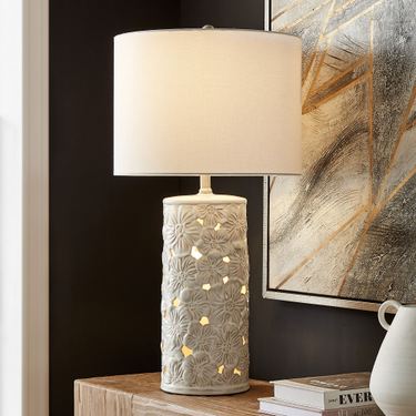 Flora Table Lamp WhiteImage