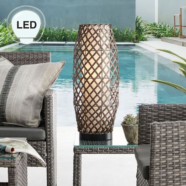 Baran Indoor Outdoor Table Lamp BrownImage